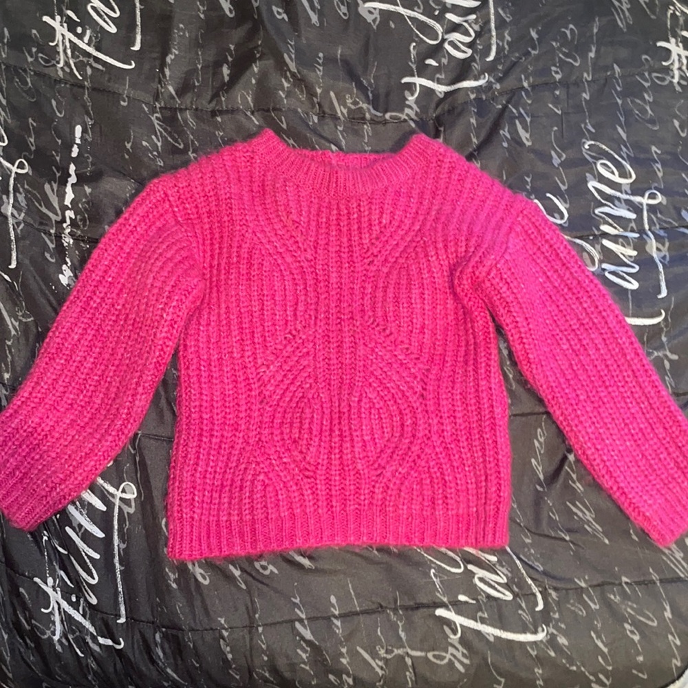 Cable knit sweater